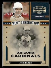 2005 Donruss Gridiron Gear #NG-5 Josh McCown Next Generation Gold Holofoil /100