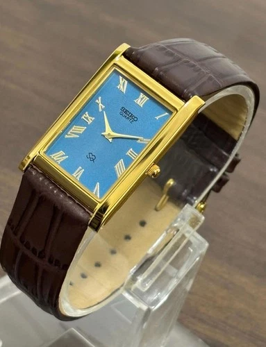 Rare Vintage Seiko Slim Quartz Men's Wrist Watch