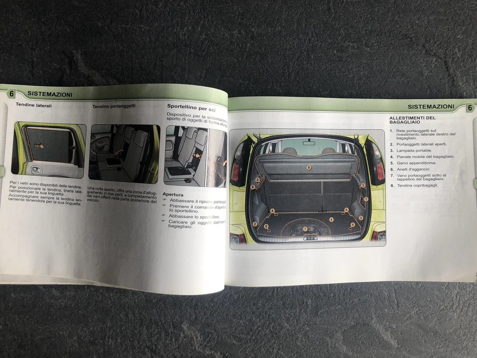Libretto Uso E Manutenzione Citroen Picasso - Immagine 4 di 4