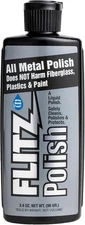 Flitz Multi Purpose Metal Polish Liquid - 3.4oz Bottle of USA-Made Tarnish Re...