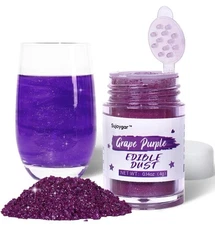 Grape Purple Edible Glitter for Food/Food Grade Luster - A0180