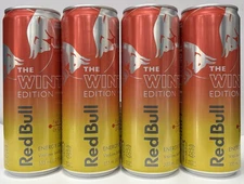 Red Bull  The Winter Edition, Fuji Apple & Ginger, 12oz, 4 Cans, New Flavour