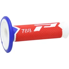 Pro Grip 788 Triple Density Grips - White/Red/Blue Motorcycle PA078800WRB