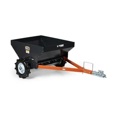 Titan Attachments Compact Manure Spreader, Rated 8.7 Cu. FT, Utility Tow-Behind
