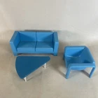 Vintage Barbie Dream House Furniture 1970s  Lot Of 3, Couch, Chair & Table