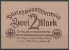 Dt. Reich 2 Mark 1922, DEU-196 uncirculated (K1078)