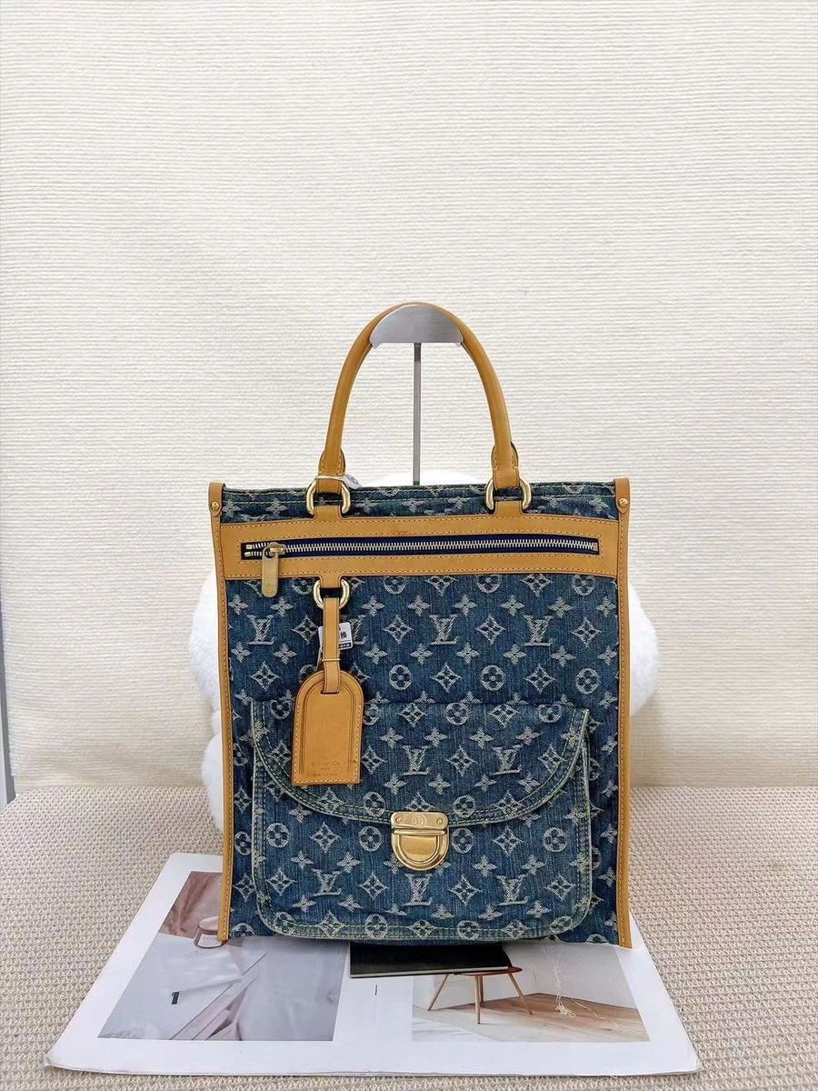 Louis Vuitton Denim Exterior Satchel/Top Handle Bag Handbags
