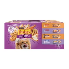 Purina Friskies Shreds, Meaty Bits&Prime Filets with Chicken,Flavor Wet Cat Food