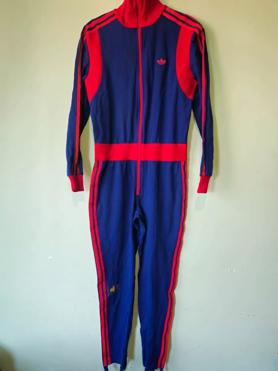 rare vintage adidas jumpsuit overalls men's tracksuit one
