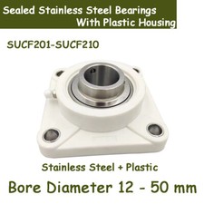 Sealed Stainless Steel Bearings With Plastic ...