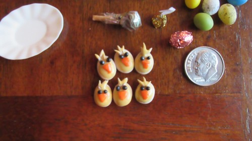 LOTE DE GALLETAS DULCES GALLETAS DE PASCUA HECHA A MANO CASA DE MUÑECAS EN MINIATURA ÚNICA - Imagen 10 de 15