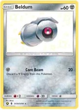 Beldum SV3/SV94 Shiny Holo Rare Hidden Fates Pokemon Cards TCG Near Mint NM