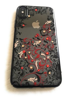 Beckberg Studded with Swarovski Crystal Elements Hard Shell Case for iPhone X 10