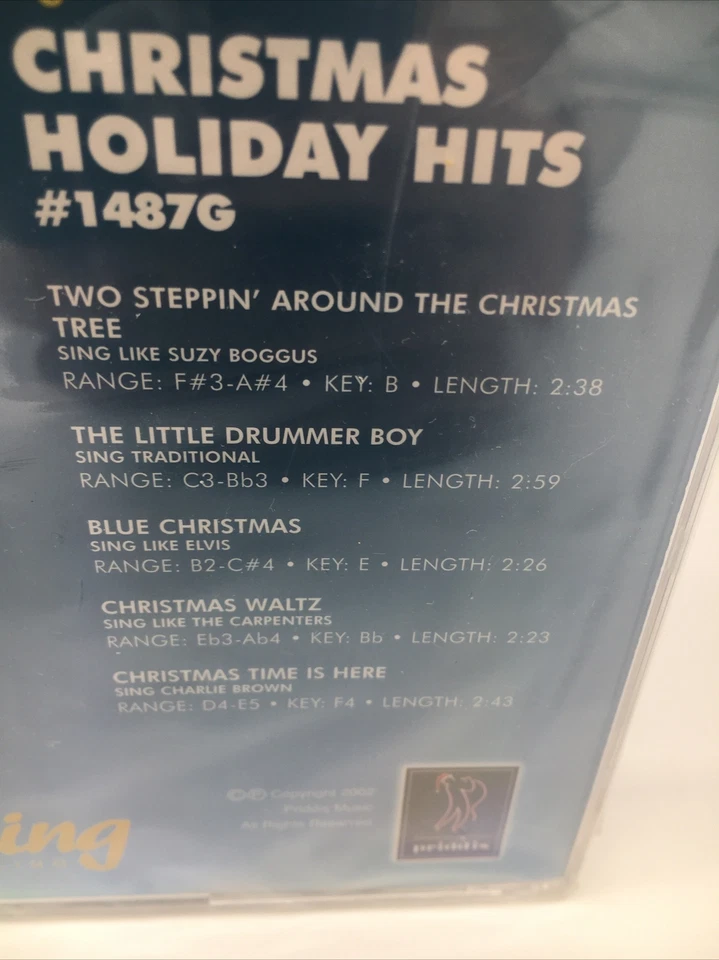 PRIDDIS KARAOKE - CHRISTMAS HOLIDAY HITS - KARAOKELING - #1487 - Image 4 of 4