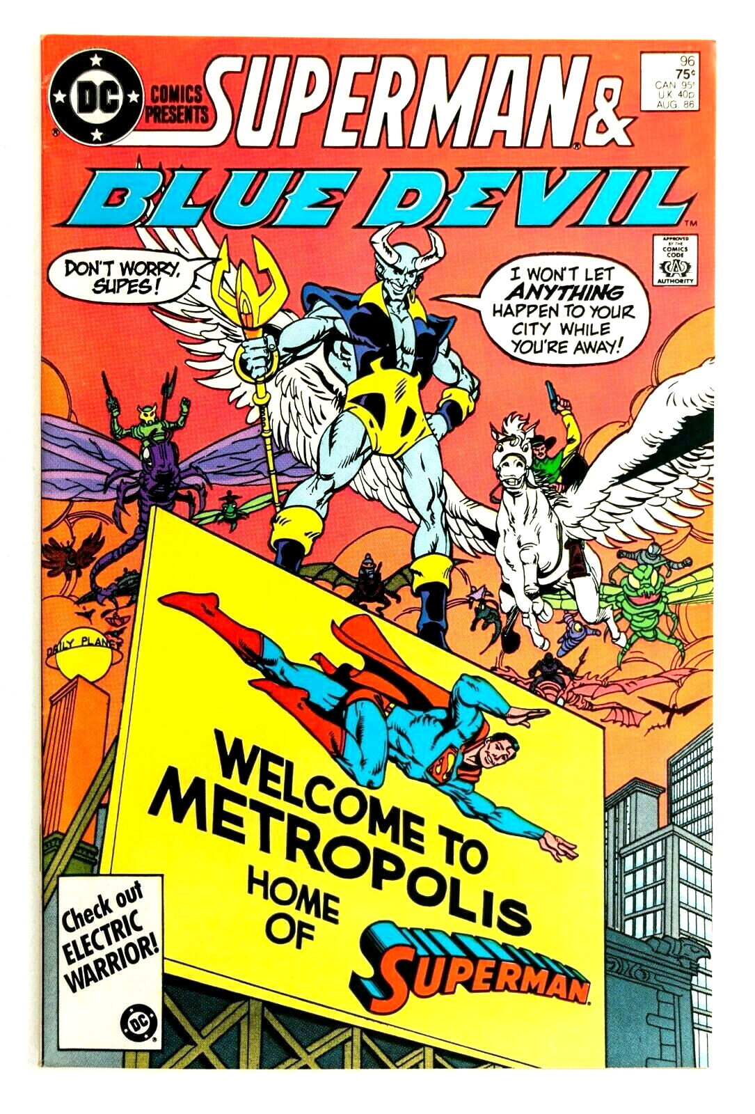 DC Comics Presents: Superman & Blue Devil #96 Joe Staton/Kurt Schaffenberger VF+