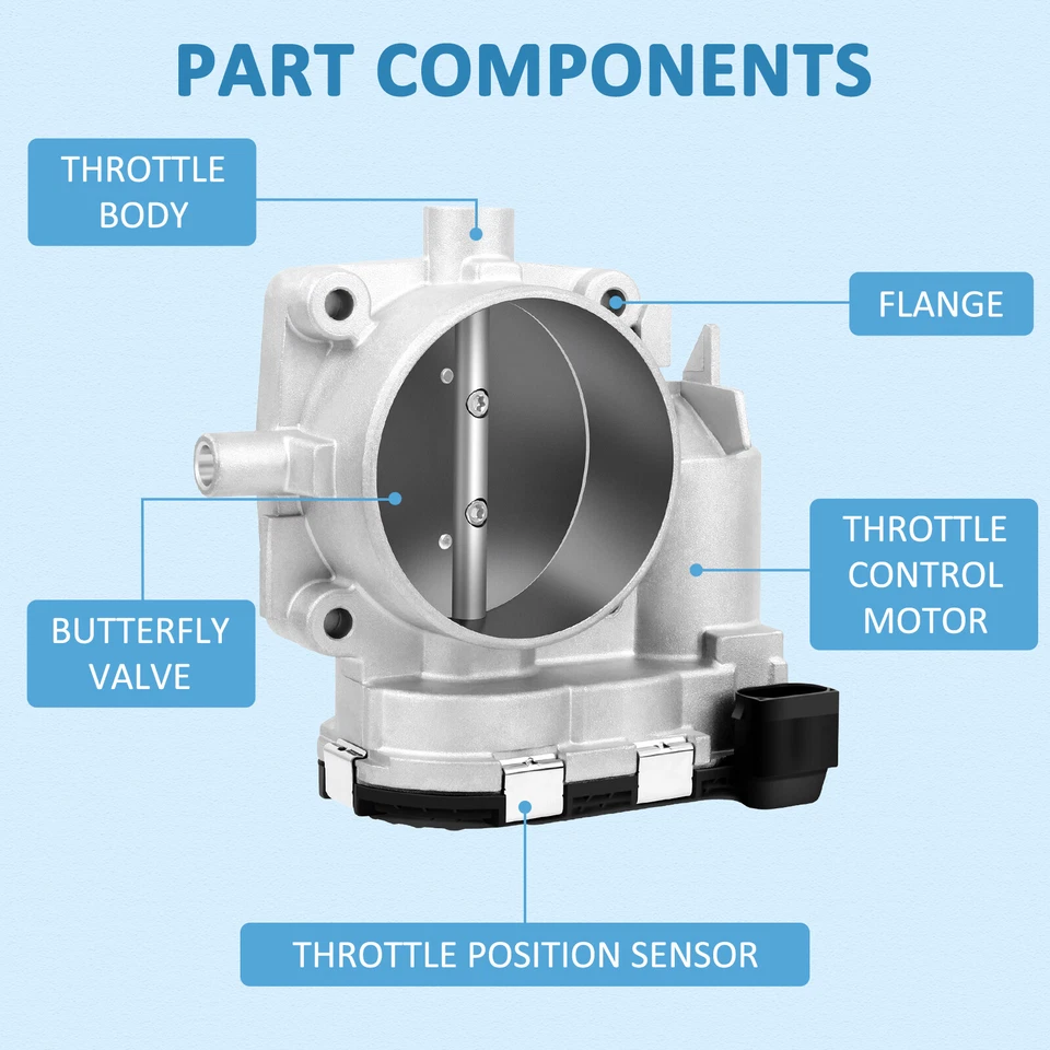 Cuerpo del acelerador para Mercedes-Benz CLK430 CLK500 CLS500 E350 E430 E500 ML350 SLK280 Foto 3 de 4