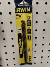 Irwin Industrial Tools 73630 15/32" TURBOMAX Jobber Drill Bit 3/8" Reduced Shank