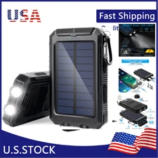 2022 Super Powerful USB Portable Charger Solar Power Bank For Cell Phone Tablet