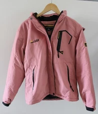 MOERDENG Women’s Wind/Waterproof Ski Snowboard Jacket Fleece Lined Hood, sz M