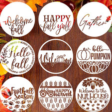 Welcome Fall Stencils 12  Hello Pumpkin Stencil Thanksgiving Stencil Autumn Gath
