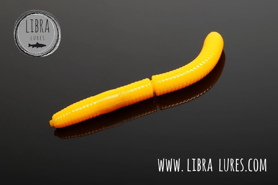 Libra Lures Fatty D'Worm Forellenköder Bienenmadenimitat Softbait Gummiköder