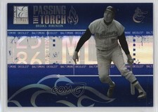 2005 Donruss Elite Passing the Torch Blue /1000 Brooks Robinson #PT-7 HOF 19zq