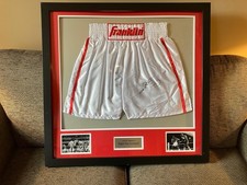 Sugar Ray Leonard Boxer Shorts Autographed Certificate of Authenticity Included