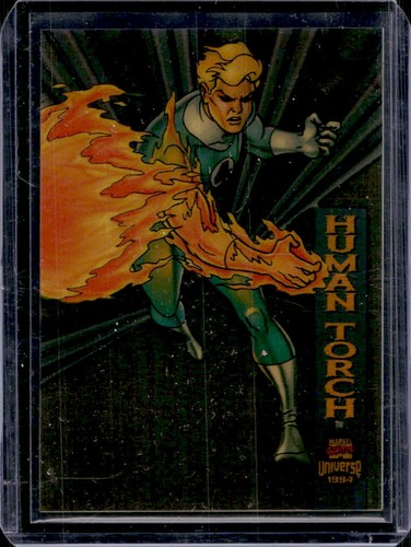 1994 Fleer Marvel Universe Human Torch Suspended Animation #2