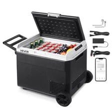 VEVOR 12V Car Refrigerator Portable Freezer 63.4QT Electric Cooler for Camping