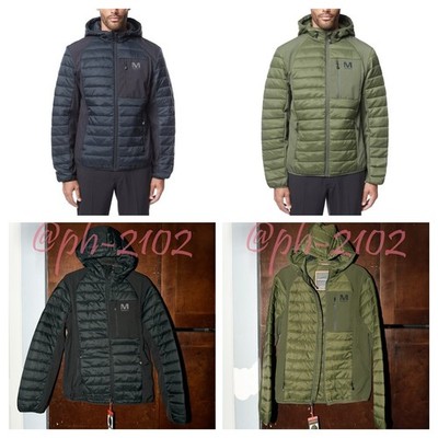 size S-XXL Merrell Mens Hooded Mixed Media Puffer Softshell Jacket , Nwt