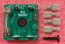 Big Daddy Fused Bridge Board for Williams System 3-11A, Data East, Sega pinball
