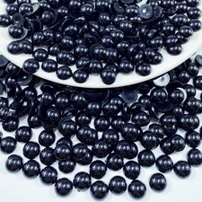 150pcs 14mm Flatback Half Pearls for Crafts Resin Half Round Pearls for Face ...