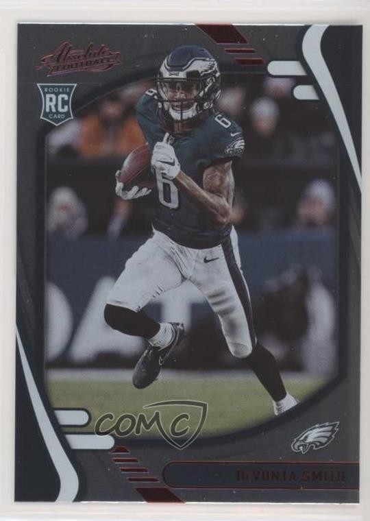 2021 Panini Absolute Rookies Red DeVonta Smith #107 Rookie RC 5r6