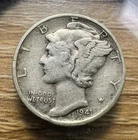 1941-S Mercury Dime - Actual Silver Coin Shown - Free Shipping & Tracking INV256