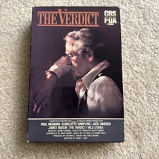 The VERDICT - Betamax Beta Tape (CBS FOX 1983) Paul Newman - Large Box - NOT VHS