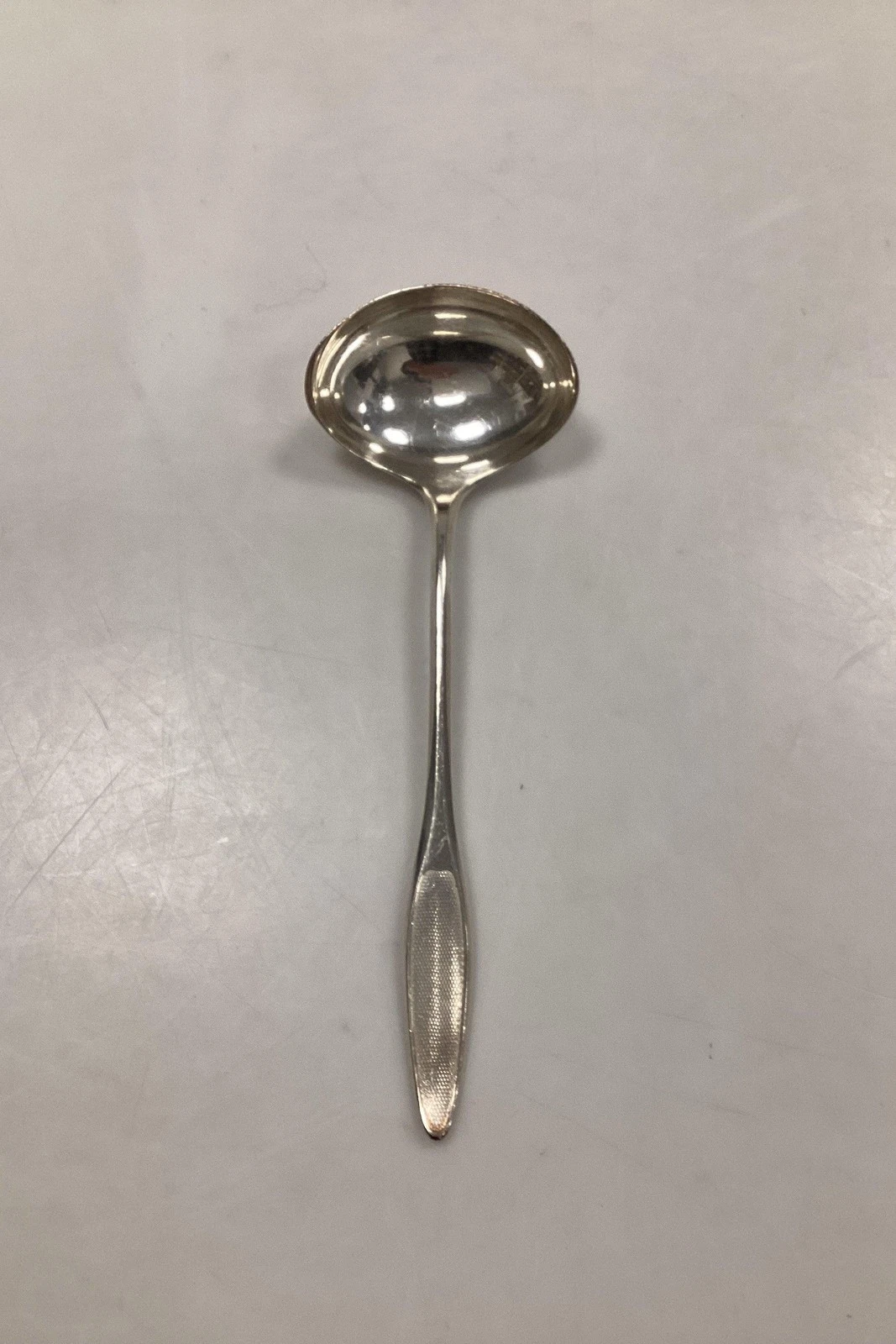 Kongelys Frigast/Gense silver plate sauce spoon