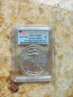 2011-(W) Silver Eagle $1 – PCGS MS70 First Strike – West Point – Perfect Coin