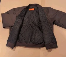 New! 2XL Red Kap Work Jacket. Brown, Full-zipper, Elastic Cuffs & Bottom