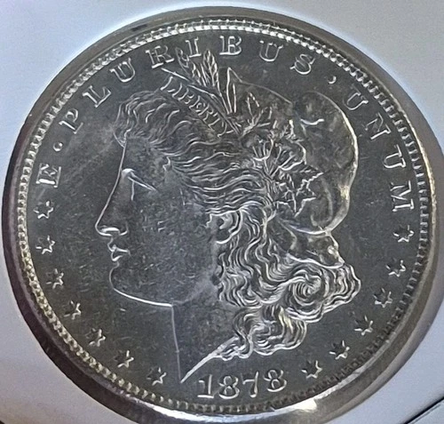 1878-S AU/UNC Morgan Silver Dollar San~Francisco~Mint ABSOLUTELY STUNNING #1799