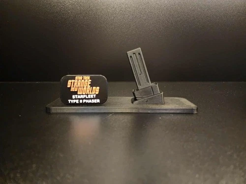 Star Trek - Strange New Worlds - T2 Phaser FLOATING stand! STAND ONLY UPDATED