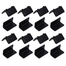 Plastic Corner Protectors Black Safe Packaging 2.16x1.18x1.18 Inch 100 PCS