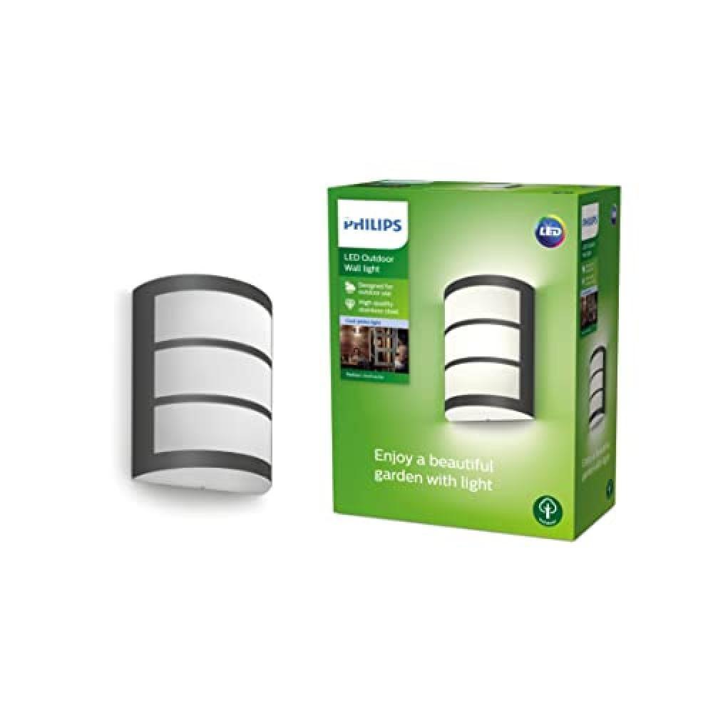 Philips Lighting lampada a parete con LED integrato Python, , IP44, 4000K, Antra