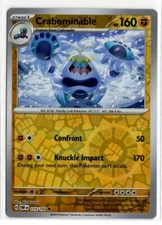 Pokemon Obsidian Flames Reverse Holo 115/197 Crabominable
