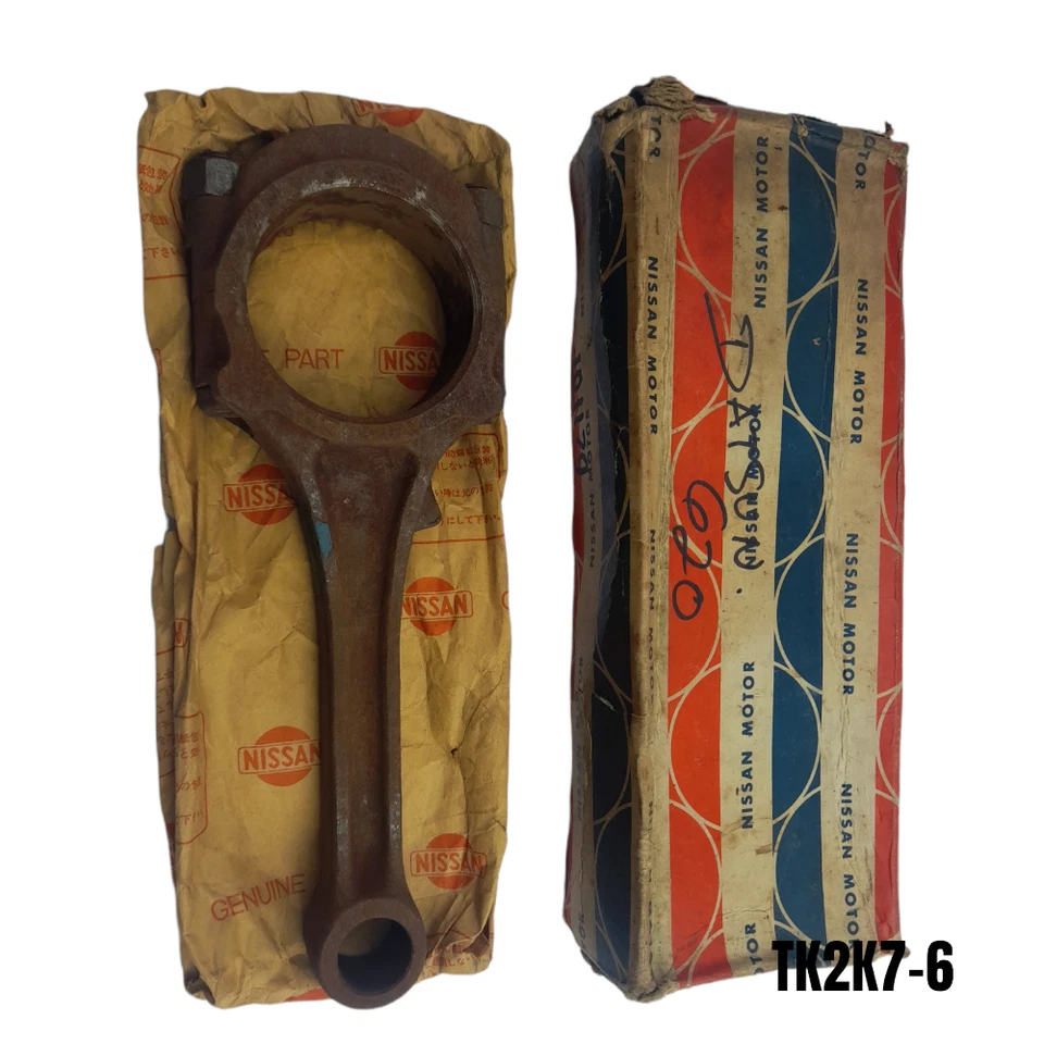 Conjunto de varilla de conexión NOS para Datsun 520 1965-1968 genuino 12100-B5900 Foto 2 de 4