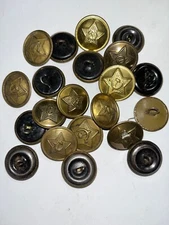 ww2 Soviet Russian 22mm brass buttons, original