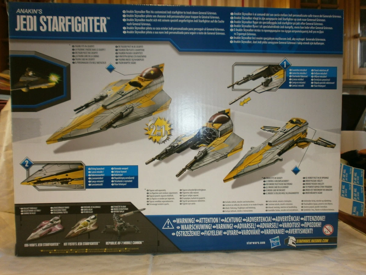 Star Wars Clone Wars Anakin s Starfighter Hasbro 2011 toy accessory
