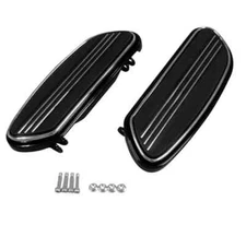 BC Black Front Floorboard Set for Harley Road Glide Special 15-21