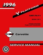 1996 Chevrolet Corvette Service Manual 2 Book Set