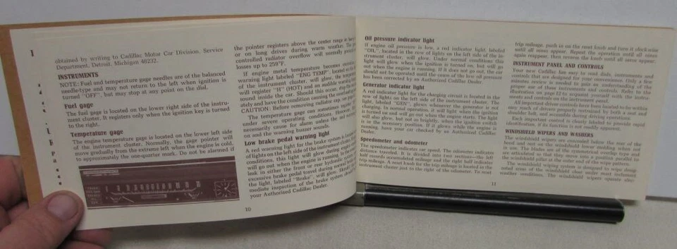 1968 Cadillac Owners Operator Manual Calais DeVille 61 Eldorado 60S 75 Original - Image 4 of 4