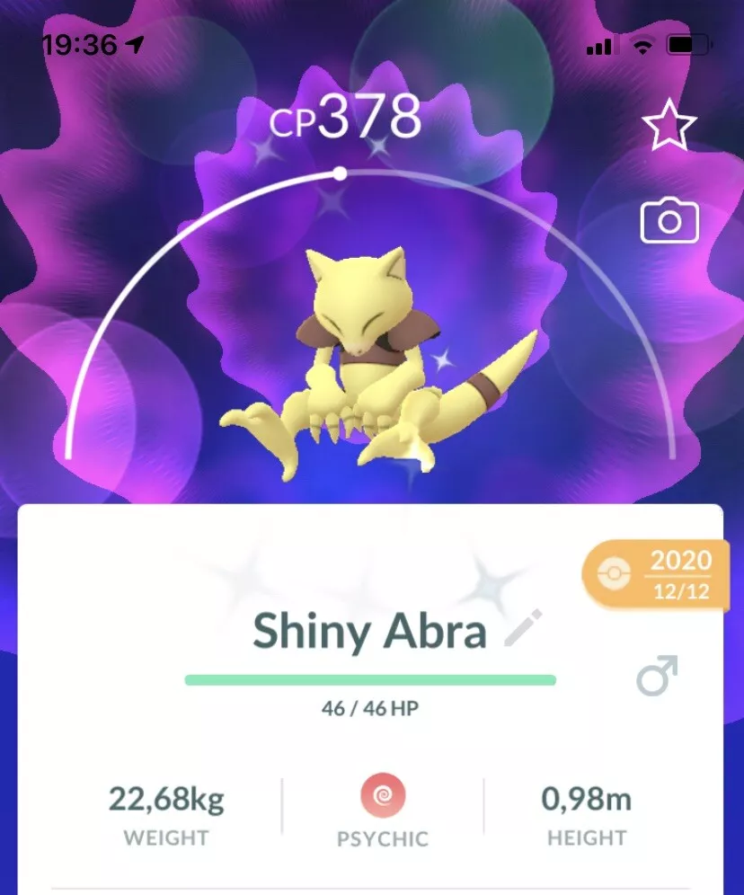 Pokemon Go Shiny Abra